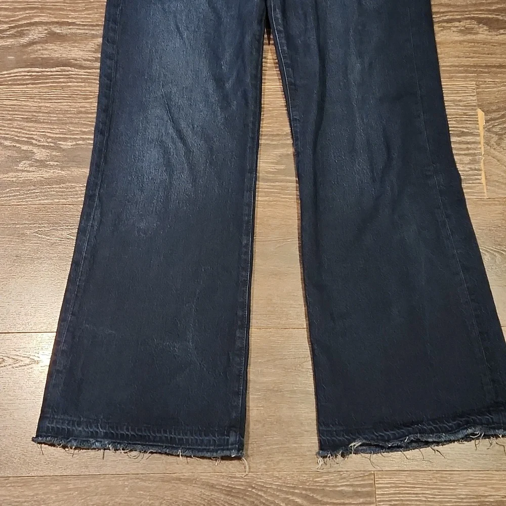 ❤ LOFT WIDE LEG HIGH RISE JEANS, 8 (29) - Picture 4 of 8